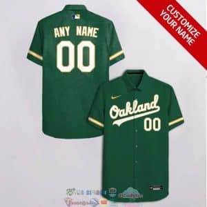Custom Your Name Oakland Athletics Hawaii Shirt RN45