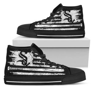 Chicago White Sox Unisex Canvas Shoes - High Top RJ77