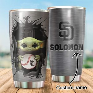 Custom Your Name San Diego Padres Tumbler Cup Hl26
