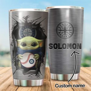 Custom Your Name Seattle Mariners Tumbler Cup Hr89