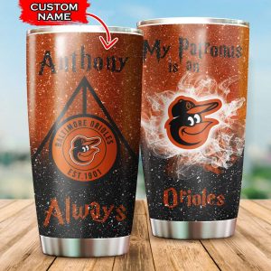Custom Your Name Baltimore Orioles Tumbler Cup GI29