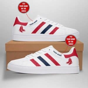 Custom Your Name Boston Red Sox Stan Smith Shoe TG92