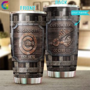 Custom Your Name Chicago Cubs Tumbler Cup FL39