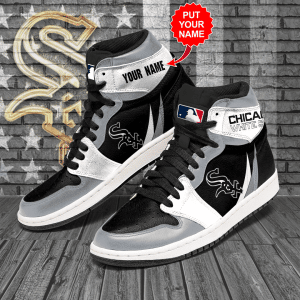 Custom Your Name Chicago White Sox Jordan Sneakers AS33