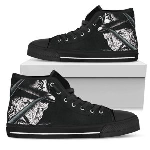 Chicago White Sox Unisex Canvas Shoes - High Top SK28