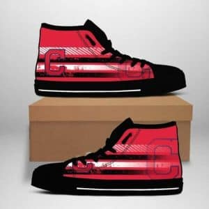 Cleveland Guardians Unisex Canvas Shoes - High Top FV39