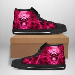 Cleveland Guardians Unisex Canvas Shoes - High Top TK29