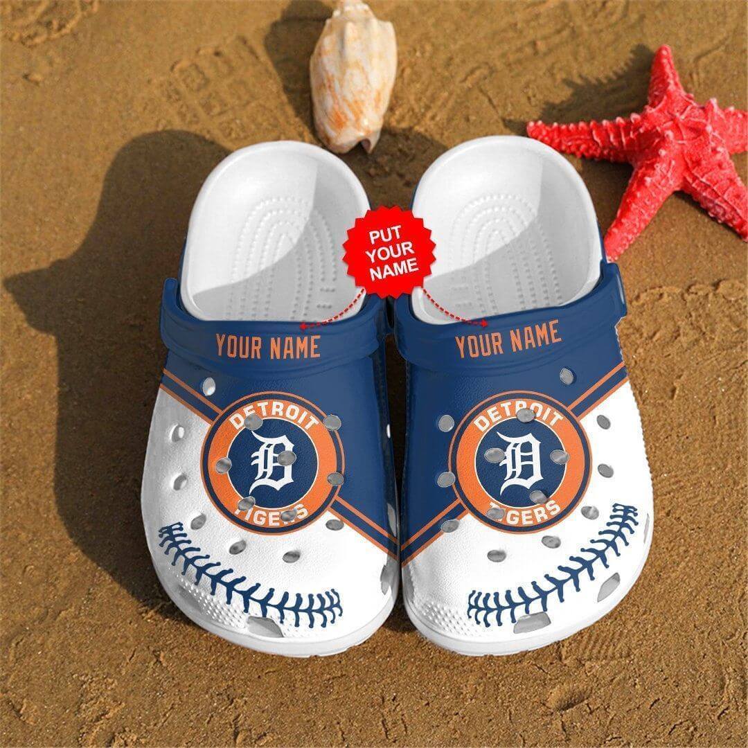 Custom Your Name Detroit Tigers Crocs HS38
