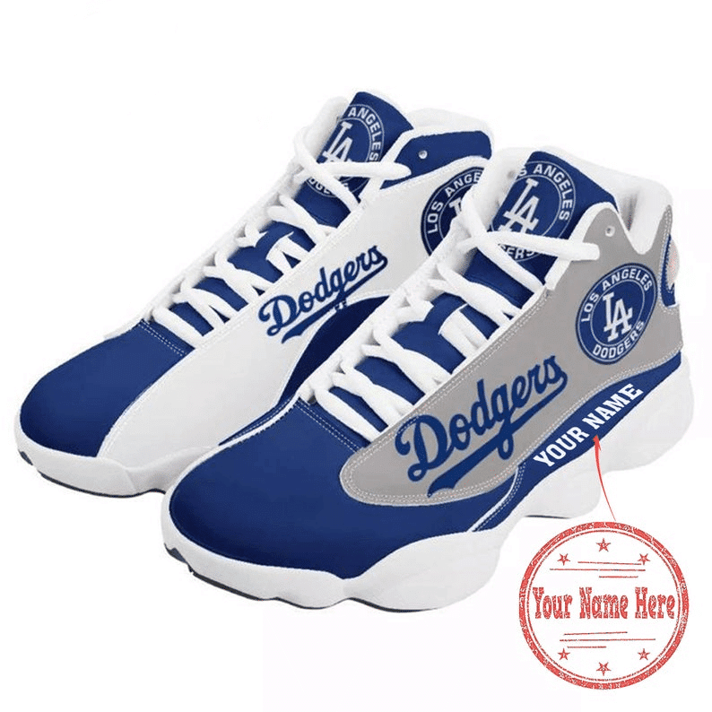 Custom Your Name Los Angeles Dodgers Air JD 13 KD83
