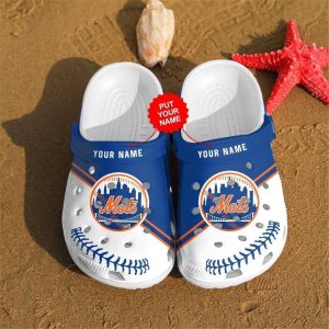 Custom Your Name New York Mets Crocs OS09