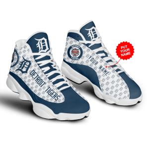 Custom Your Name Detroit Tigers Air JD 13 GH39