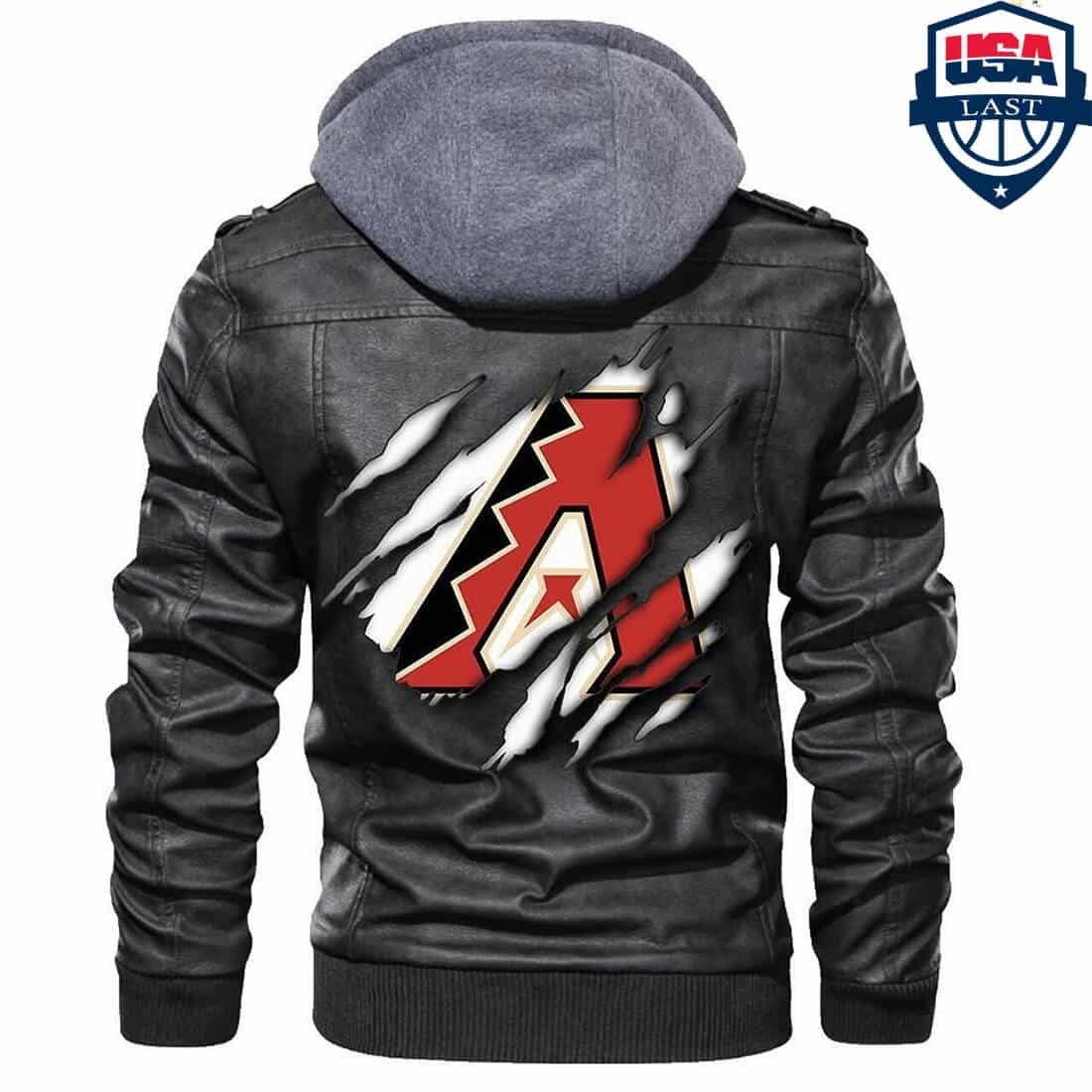 Arizona Diamondbacks Leather Jacket RI43 - Image 2