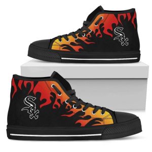Chicago White Sox Unisex Canvas Shoes - High Top FD39
