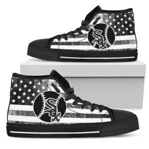Chicago White Sox Unisex Canvas Shoes - High Top GE39