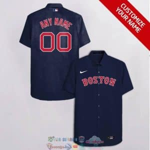 Custom Your Name Boston Red Sox Hawaii Shirt HS92