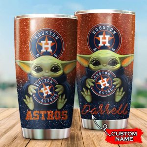 Custom Your Name Houston Astros Tumbler Cup Yk29