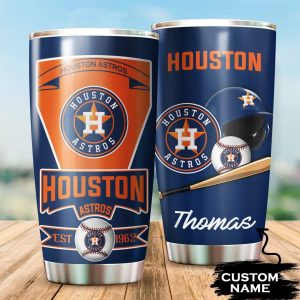 Custom Your Name Houston Astros Tumbler Cup Gi92