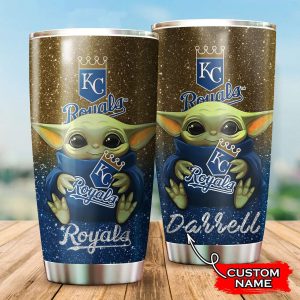 Custom Your Name Kansas City Royals Tumbler Cup Us93