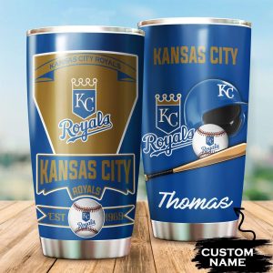 Custom Your Name Kansas City Royals Tumbler Cup Pk98