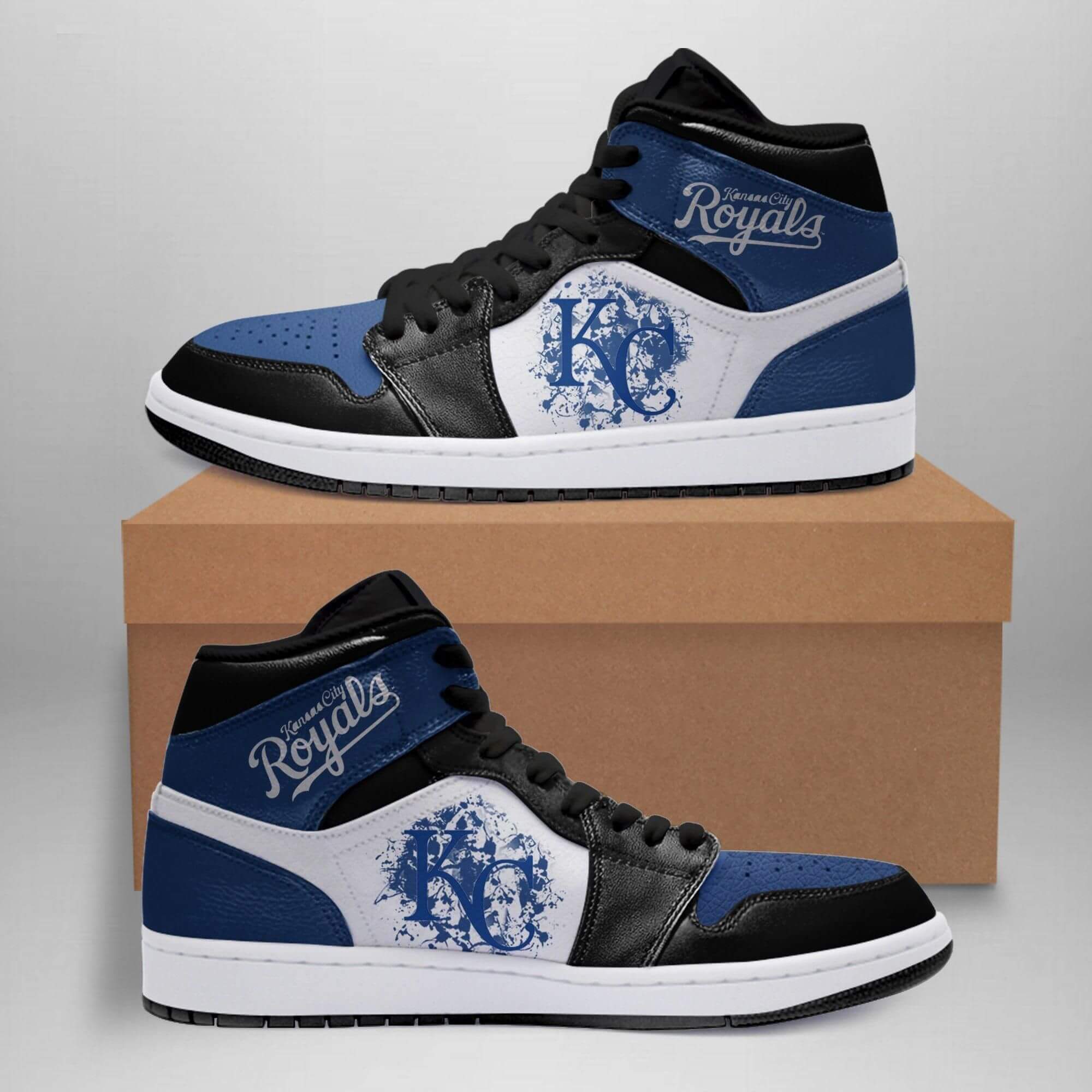 Kansas City Royals Jordan Sneakers TK38