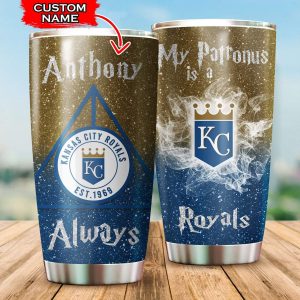 Custom Your Name Kansas City Royals Tumbler Cup Lv26