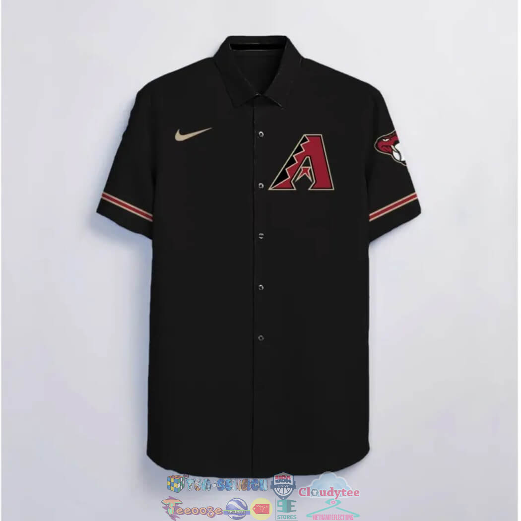 Custom Your Name Arizona Diamondbacks Hawaii Shirt UF39 - Image 2