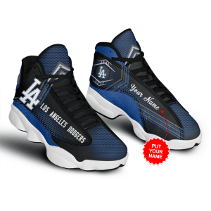 Custom Your Name Los Angeles Dodgers Air JD 13 DH83