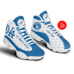 Custom Your Name Los Angeles Dodgers Air JD 13 HD20