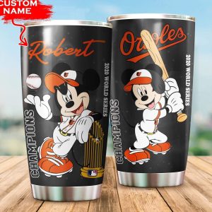 Custom Your Name Baltimore Orioles Tumbler Cup TF85