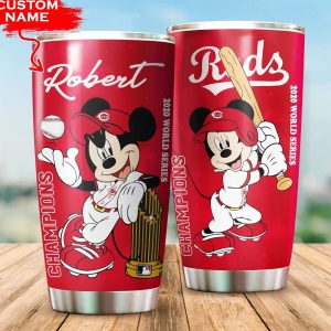 Custom Your Name Cincinnati Reds Tumbler Cup Lv29