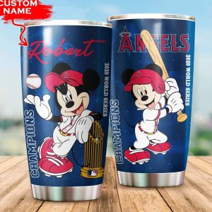 Custom Your Name Los Angeles Angels Tumbler Cup Jk17