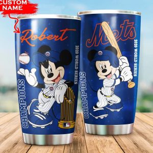 Custom Your Name New York Mets Tumbler Cup Hi19