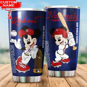 Custom Your Name Washington Nationals Tumbler Cup Gi29