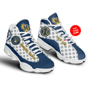 Custom Your Name Milwaukee Brewers Air JD 13 IV35