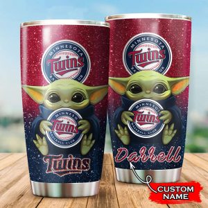 Custom Your Name Minnesota Twins Tumbler Cup Gi29