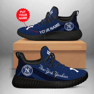 Custom Your Name New York Yankees New Sneakers Reze DK40