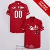 Custom Your Name Cincinnati Reds Hawaii Shirt YC29