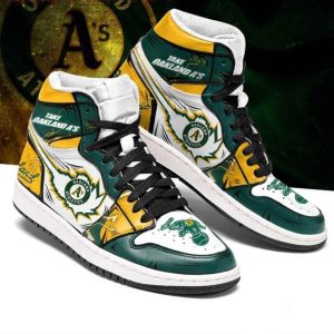 Oakland Athletics Jordan Sneakers KF88
