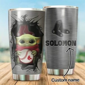 Custom Your Name Boston Red Sox Tumbler Cup VW93
