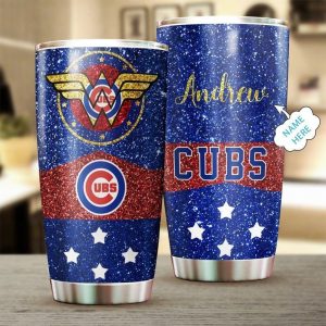 Custom Your Name Chicago Cubs Tumbler Cup JS95