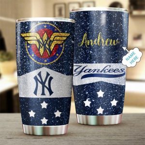 Custom Your Name New York Yankees Tumbler Cup AV94