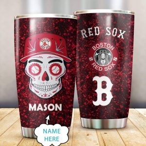 Custom Your Name Boston Red Sox Tumbler Cup FH59
