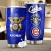 Custom Your Name Chicago Cubs Tumbler Cup GD19
