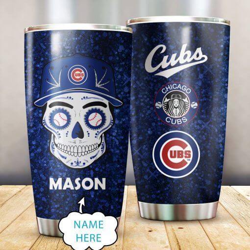 Custom Your Name Chicago Cubs Tumbler Cup OS29