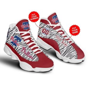 Custom Your Name Philadelphia Phillies Air JD 13 UU00