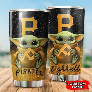 Custom Your Name Pittsburgh Pirates Tumbler Cup Fi29