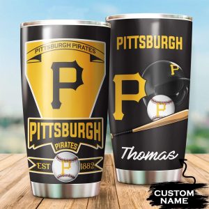 Custom Your Name Pittsburgh Pirates Tumbler Cup Nd29