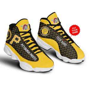 Custom Your Name Pittsburgh Pirates Air JD 13 RU94
