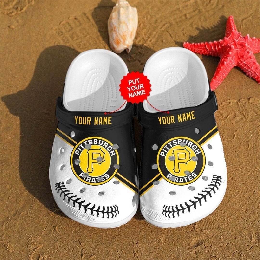Custom Your Name Pittsburgh Pirates Crocs FV38