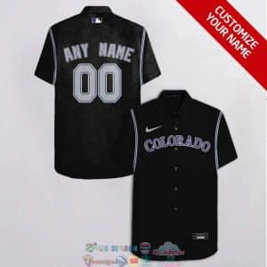 Custom Your Name Colorado Rockies Hawaii Shirt HW28